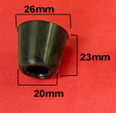 Engine channel blocks, 26mm base x 23mm height.  Screw holes in the middle. - 10025181a