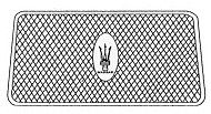 Rubber mat, large size with Maserati emblem - 15300002