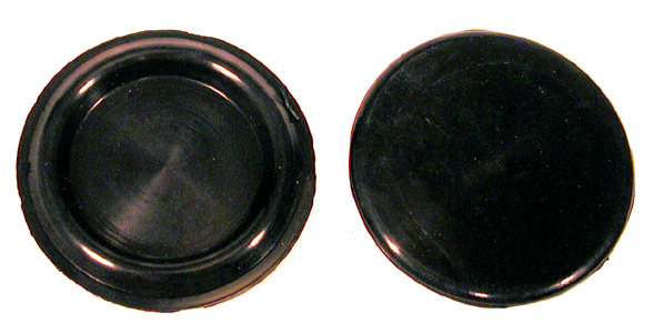 Rubber plugs for floor and spare tire well, NOS - B0017X