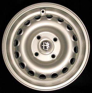 Wheel, lightweight aluminum alloy, 6.5 X 14, new manufacture, powder coated.  This is the original style GTA pattern wheel. - B0354B