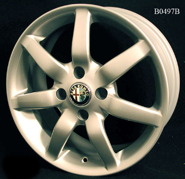 Wheel, Milano, for road use or show.  Available for most any Alfa model in 7 X 16 size.  Call with model of car desired. - B0497B