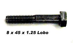 Bolt, 8x45x1.25, Lobo - BB8x45x1.25