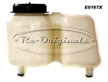 Brake fluid reservoir, single cap, double body - E0167X