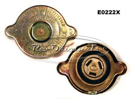 Radiator cap, two ear style, instructions on top in Italian and English, 0.7ATM - E0222X