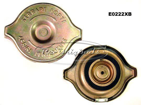 Radiator cap, 2 eared style with Italian instructions. - E0222XB