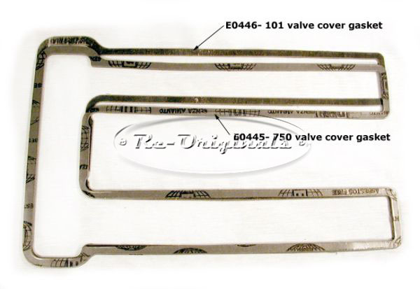 Valve cover gaskets, Giulietta cars, 1st series.  (750) These are narrower than the 101 series. - E0445