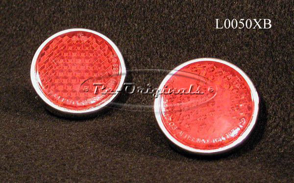 Reflector, original, NOS, Altissimo #734.12.03 on lens, Discounted if with taillight lens. - L0050XB