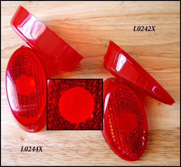 Taillight lens, NOS. - L0242X