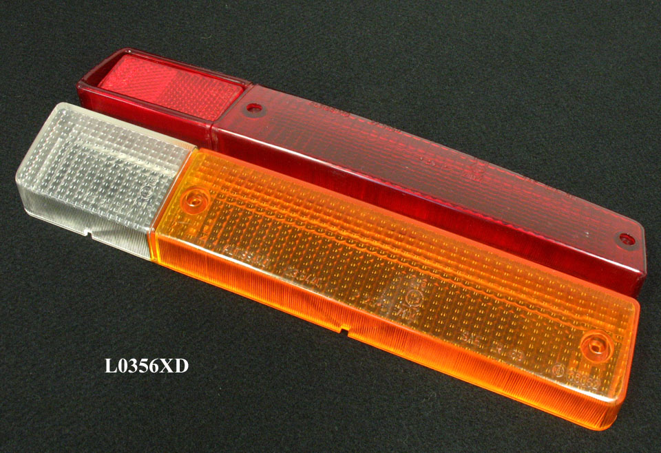 Taillight lens, right side, NOS, amber/red/white two piece lens, Altissimo, 2000 GT only. - L0356XD