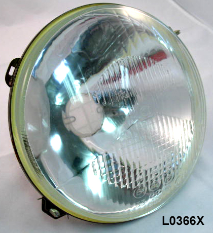 Headlight assembly, NOS, CIBIE, type 169, specify diameter of glass - L0366X