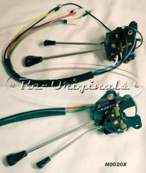 Column switch, turn signal, Jaeger, two stalk, new re-manufacture. - N0020X