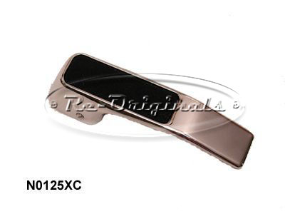 Door opening handle, interior, style with black plastic trim on handle. - N0125XC