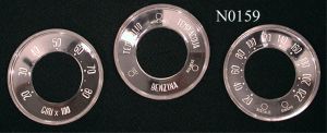 3 Gauge face set,1300 Veloce Tachometer, Speedometer, oil water gas, silk screen script in