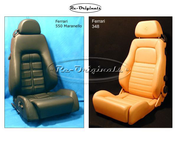 Seats, complete with motors for movement, original leather covers - U0157