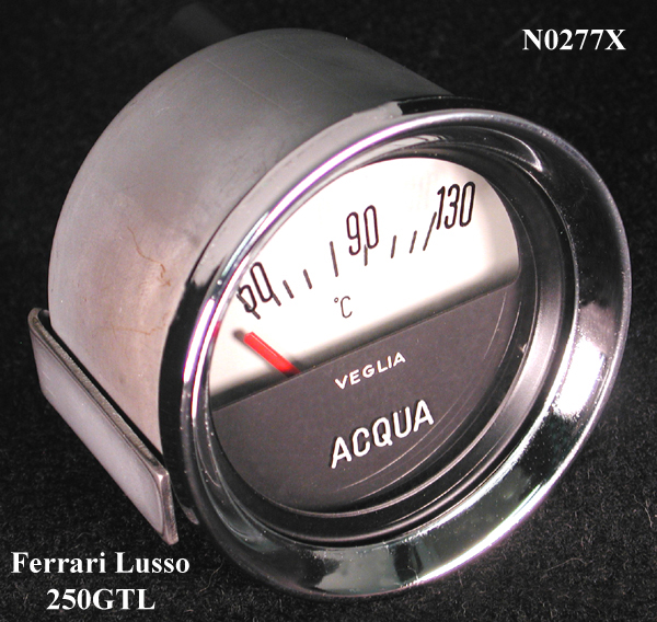 Water temperature gauge, new manufactured in Italy, electric style. Just like the original. - N0277