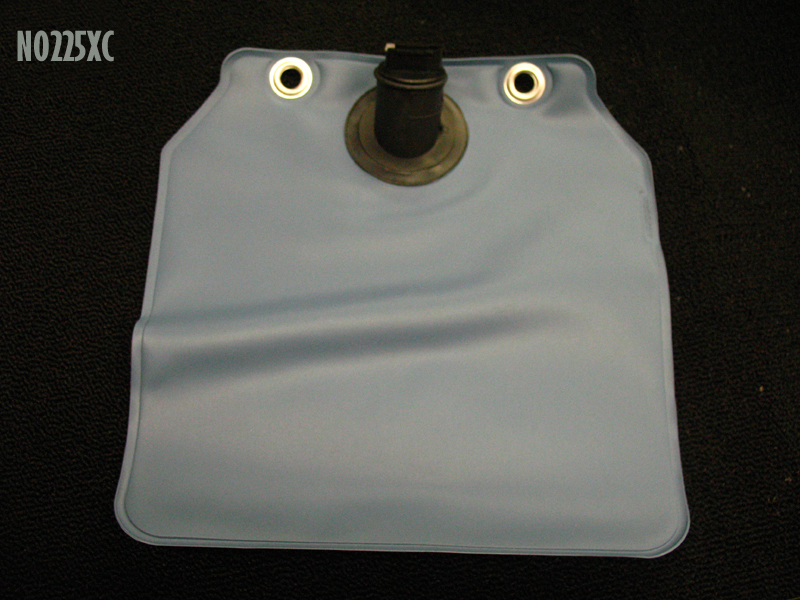 Windshield washer bag, Blue color, straight top, plain - N0225XC