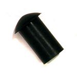 Top of door surround plug, rubber, front end, need two per car. - 0L60995