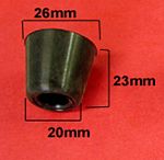 Engine channel blocks, 26mm base x 23mm height.  Screw holes in the middle. - 10025181a