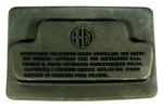 10025400L Battery cover, rubber, large size, 7 x 10.75.