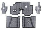 Complete set of rubber mats without the trunk - 13230000