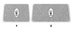 Rubber mat, passenger's foot well - 15316002