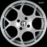 B0499 Wheel, Napoli, size 7 X 15, custom made for most Alfas, call with model of car desired.