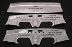 BE1030S Trunk lid inner structure, stamped steel, 10 1/2 from rear edge, for 1600 only, specify if there are 6 holes underneath rear edge to access trunk emblem.\n