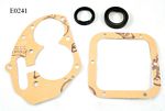 E0241 Transmission gasket and seal kit, includes two paper gaskets for tunnel case transmission, front and rear seals, for tunnel case transmission only