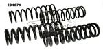 E0467X Springs, coil for front and rear suspension on all Giulietta based cars.  Modern manufacture, standard configuration.  Specify coil wire diameter and unloaded height of your old ones to verify fit.