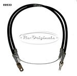 Hand brake cable and housing for Alfa 1900 SS and CSS. Part #1356.63.706