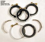 Suspension gasket with collar, Fiat 8V part number 732284.  Discount for set of 4 - E732284