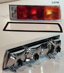 L0190 Taillight assembly, Altissimo, Euro amber/red/white, complete, 1971-82 Alfa Kamm-tail left side