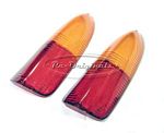 Taillight lens, NOS, red/amber, for GT PF Coupe/PF Cab II, SWB/LWB California Spider - L0214