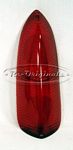 Taillight lens, NOS, red/red, for GT PF Coupe/PF Cab II, SWB/LWB California Spider - L0215