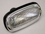 Turn signal assembly, NOS, Carello, complete with lens, bezel, body and rubber boot - L0250XB