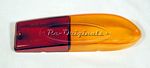 Taillight lens, right, new manufacture, as original, Altissimo, #25.500.0 on lens, red/amber - L0301XB