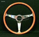 Steering wheel, Nardi Classic, reminiscent of the Ferrari 1950s steering wheel, plain spokes, slight dish, send for photo. - N0003XB