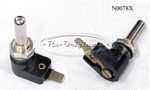Light switch for door jamb, engine compartment, or trunk, 28mm long chromed finger, NOS, CEAM #92018, 1 wire contact - N0078X