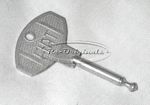 Ignition key, nail style, SIPEA or Marelli - N0080X