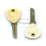 Ignition key blank, white plastic head with Lancia written on one side and - N0127X