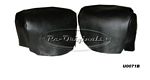 Headrest cover, original vinyl, plain version without heat stitching for 1979 and later cars, specify color.  Color black - U0071B