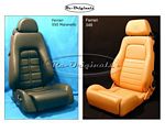 Seats, complete with motors for movement, original leather covers - U0157