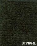 Carpet, original Italian black wool, jute back, short pile, 2 mt.  wide - U13/TP65L