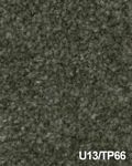 Carpet, original Italian anthracite (salt & pepper) synthetic wool, jute back, short pile, 2 mt.  wide - U13/TP66